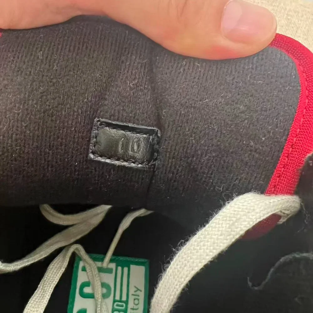 men Gucci MAC80 High Black White Red - Picture 3 of 8